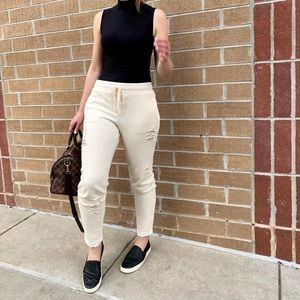 Alo Yoga Distressed Jogger Sweatpants